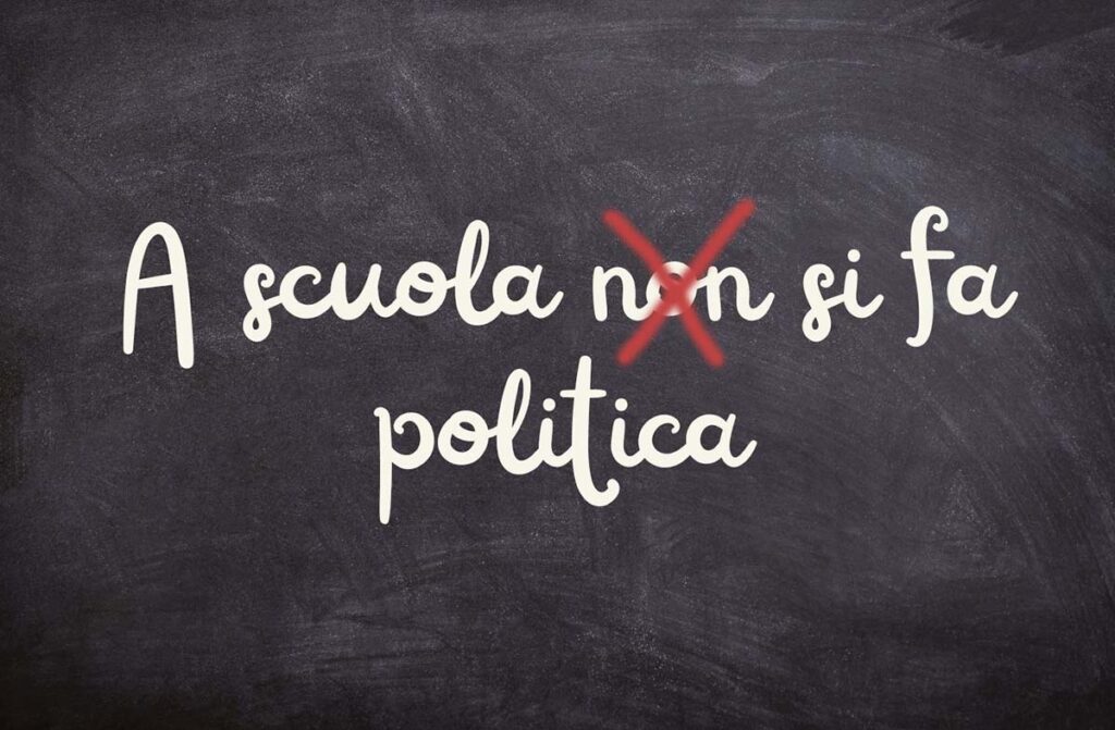 A scuola non si fa politica