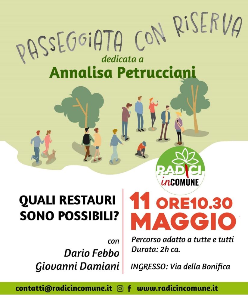 Passeggiata con Riserva – In ricordo di Annalisa Petrucciani