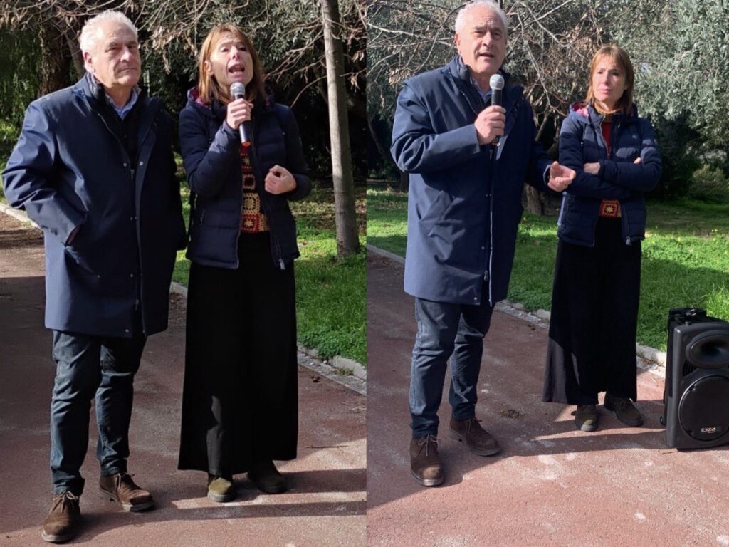 Al Parco 8 marzo la “Pescara da curare”: Barba e Costantini tra verde, traffico e regole disattese